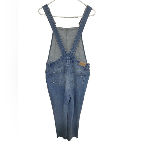 PAIGE Sierra Overall in Lovesong | Distressed Denim Overalls Size 27 - Picture 3 of 7